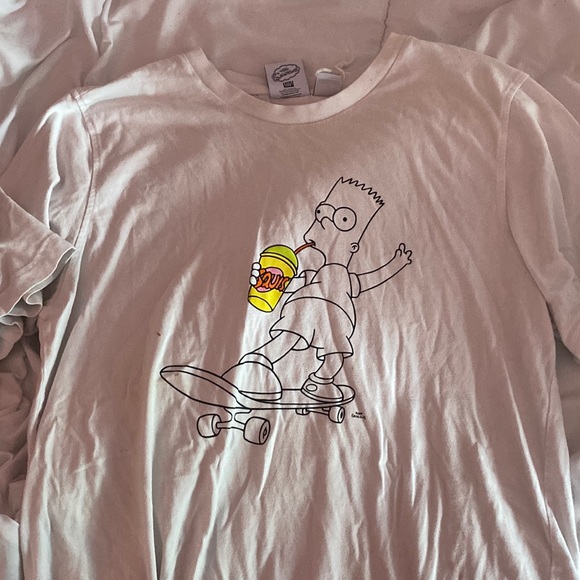 Bart Simpson White Tee - Picture 1 of 4